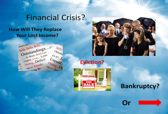  Would a sudden unexpected death plunge your family into a financial crisis? Would a sudden unexpected death plunge your family into a financial crisis? 
